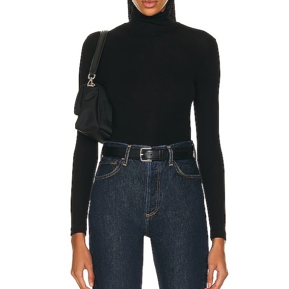 AGOLDE black pascale turtleneck - Picture 1 of 9